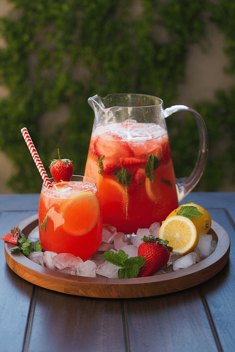 Vegan & Gluten-Free Stevia Strawberry Lemonade: Your Perfect Summer Sip
